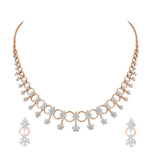Majestic Charm Diamond Necklace Set